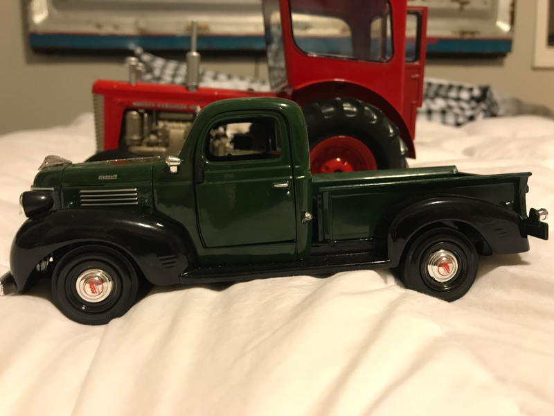 1/32 (?) Plymouth truck.